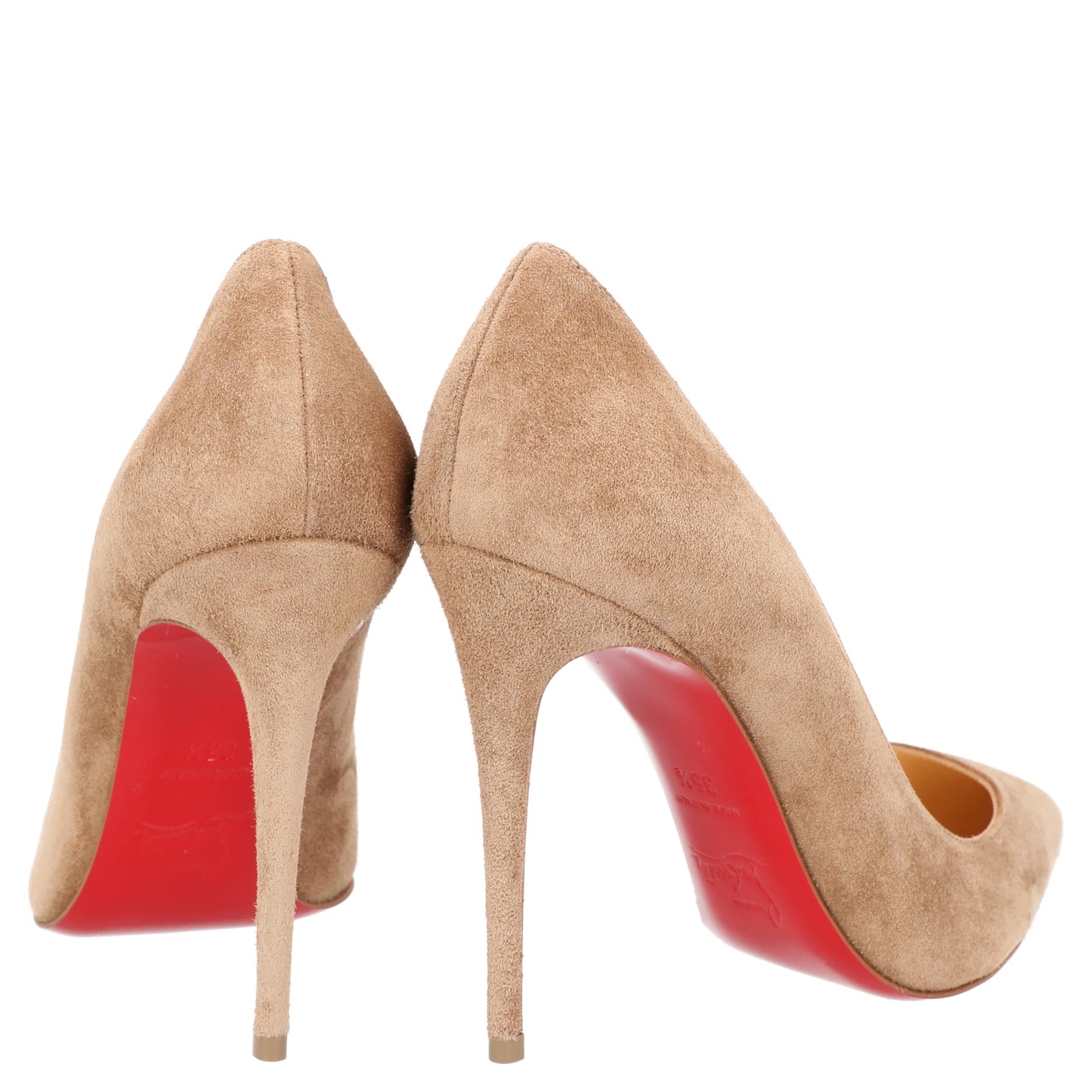 Christian Louboutin Christian Louboutin Pigalle Follies 100 fennec suede pumps