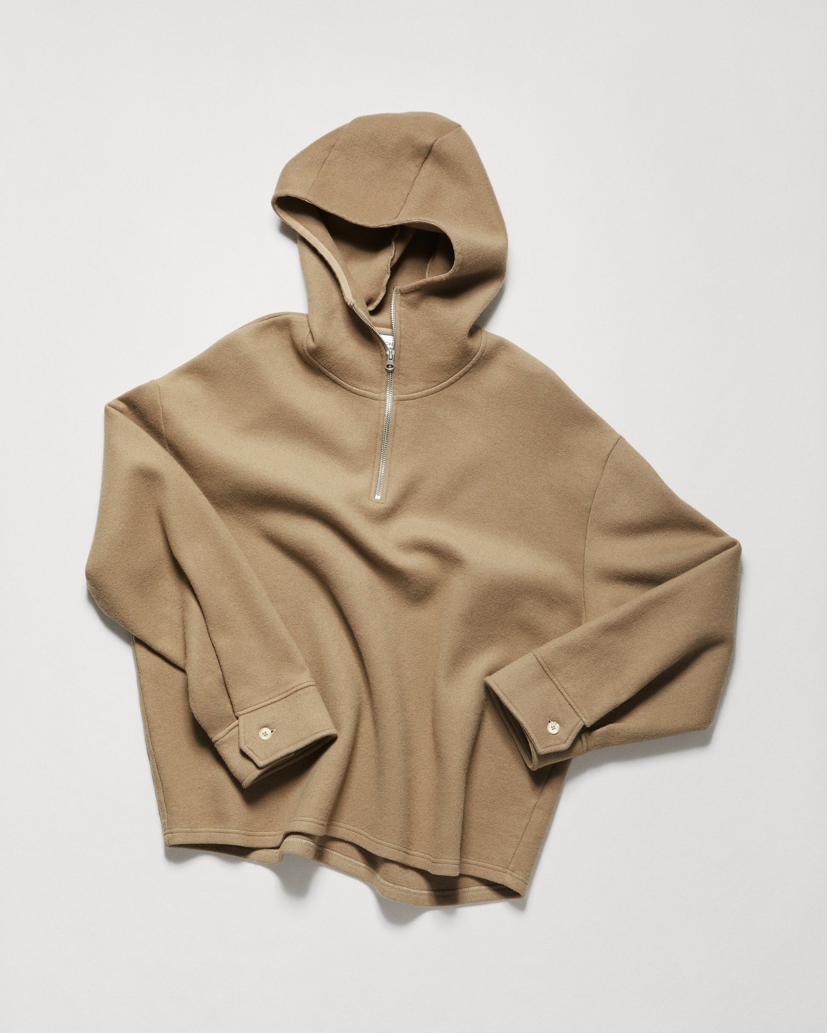 Camp Wool Hoodie - Taupe