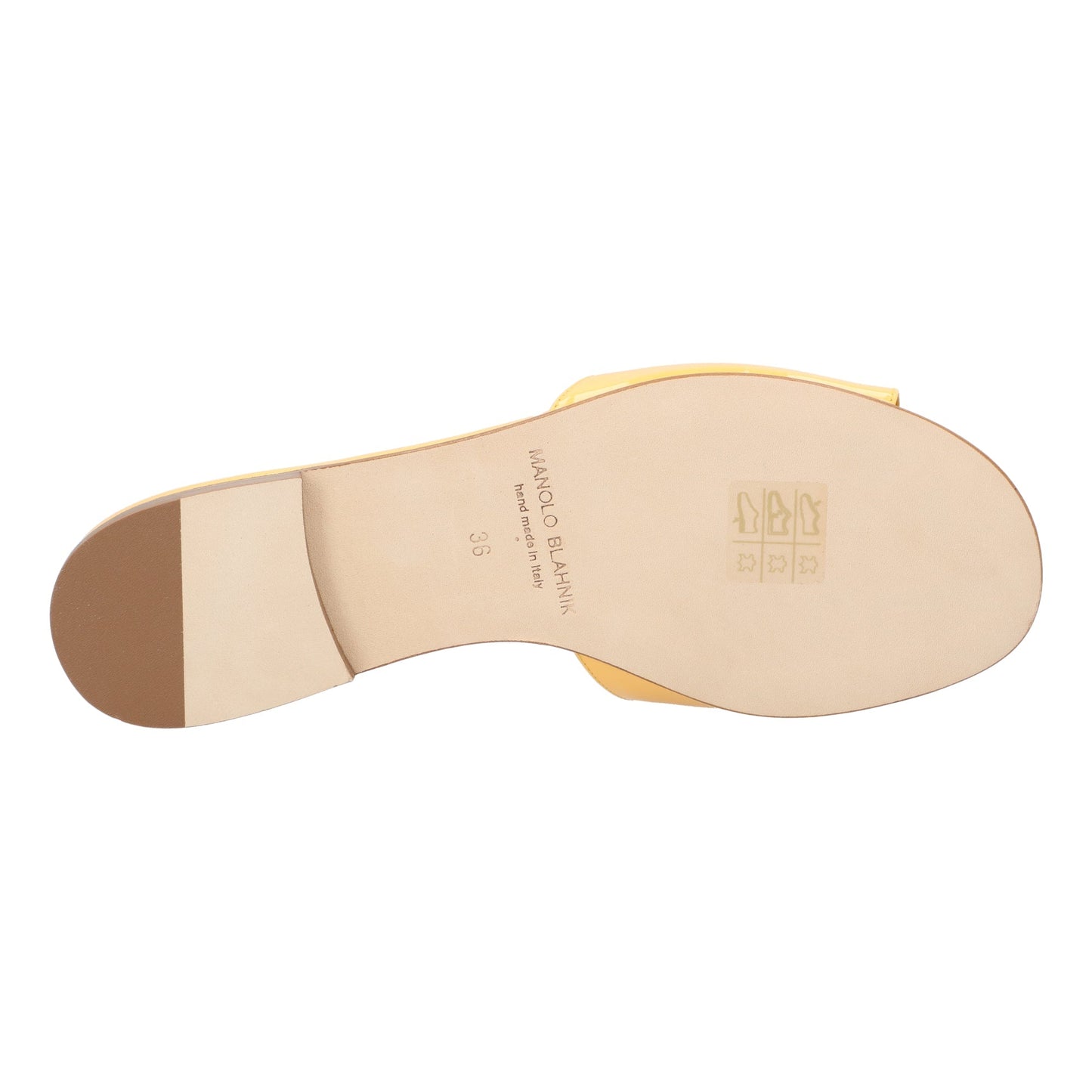 Manolo Blahnik Manolo Blahnik Houramu Flat Yellow