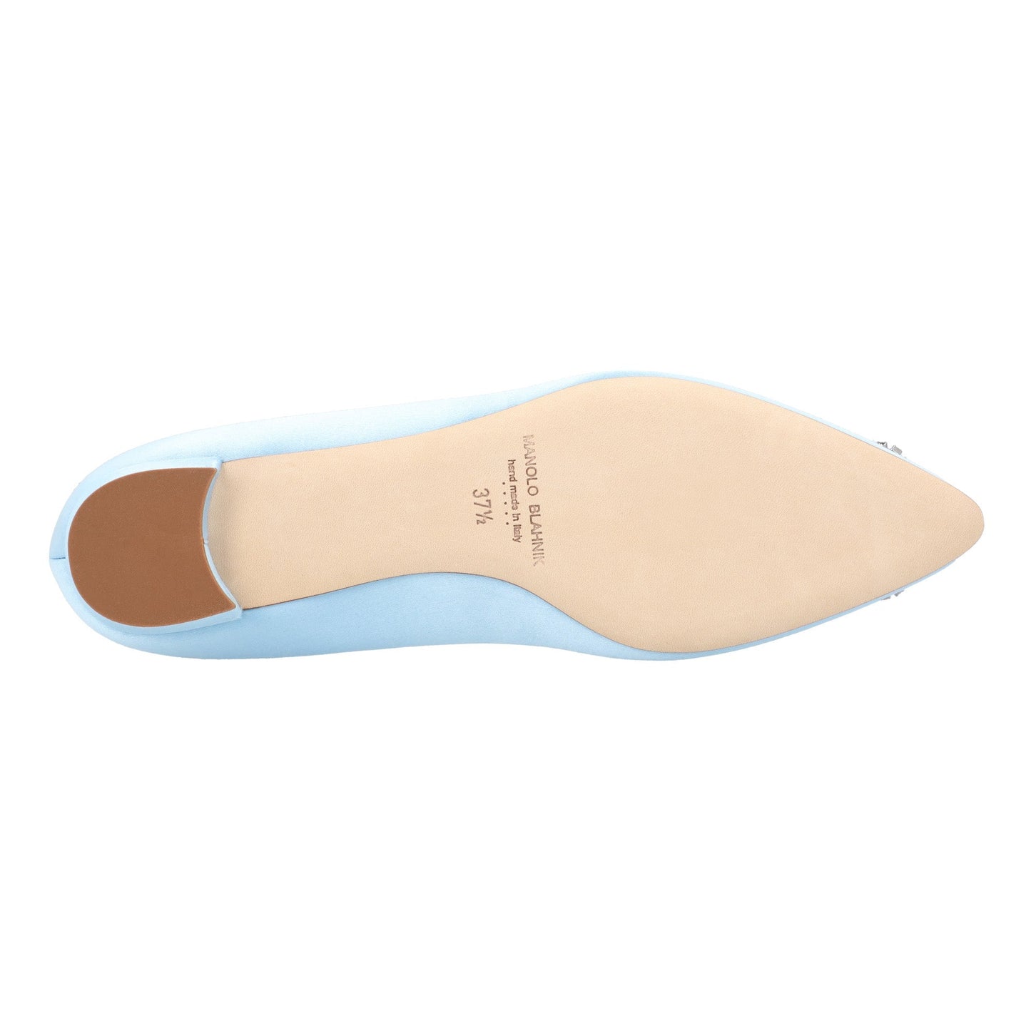 Manolo Blahnik Manolo Blahnik Hangisi Flat Blue