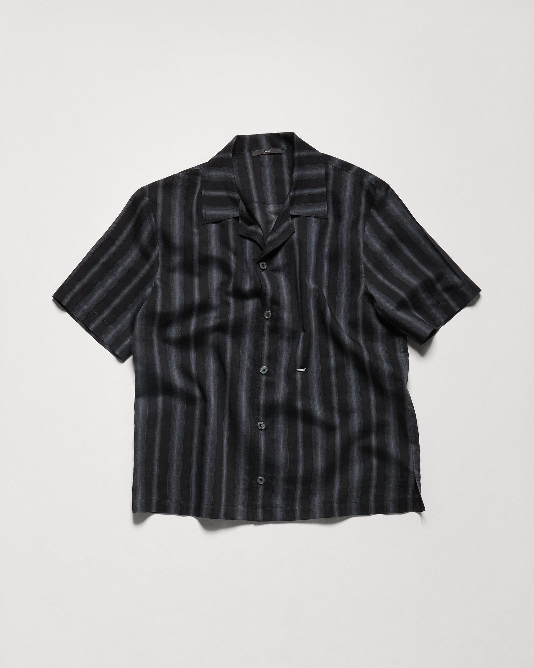 Aster Shirt Stripe - Striped Black