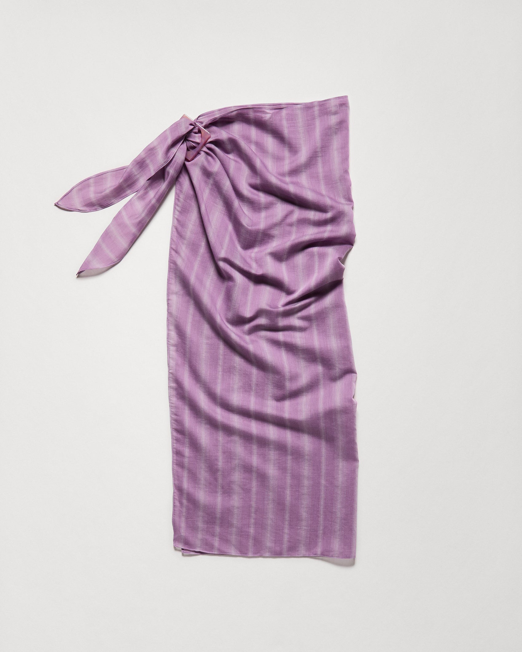 Becks Sarong Stripe - Light Purple