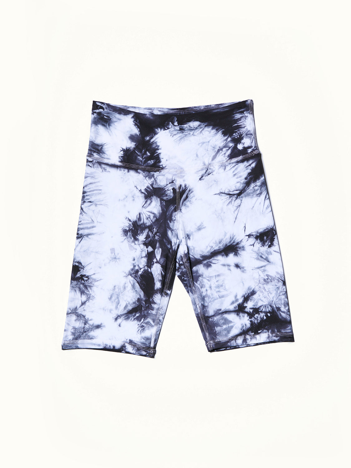 Dani Tie-Dye Biker Short in Black - ALAMAE