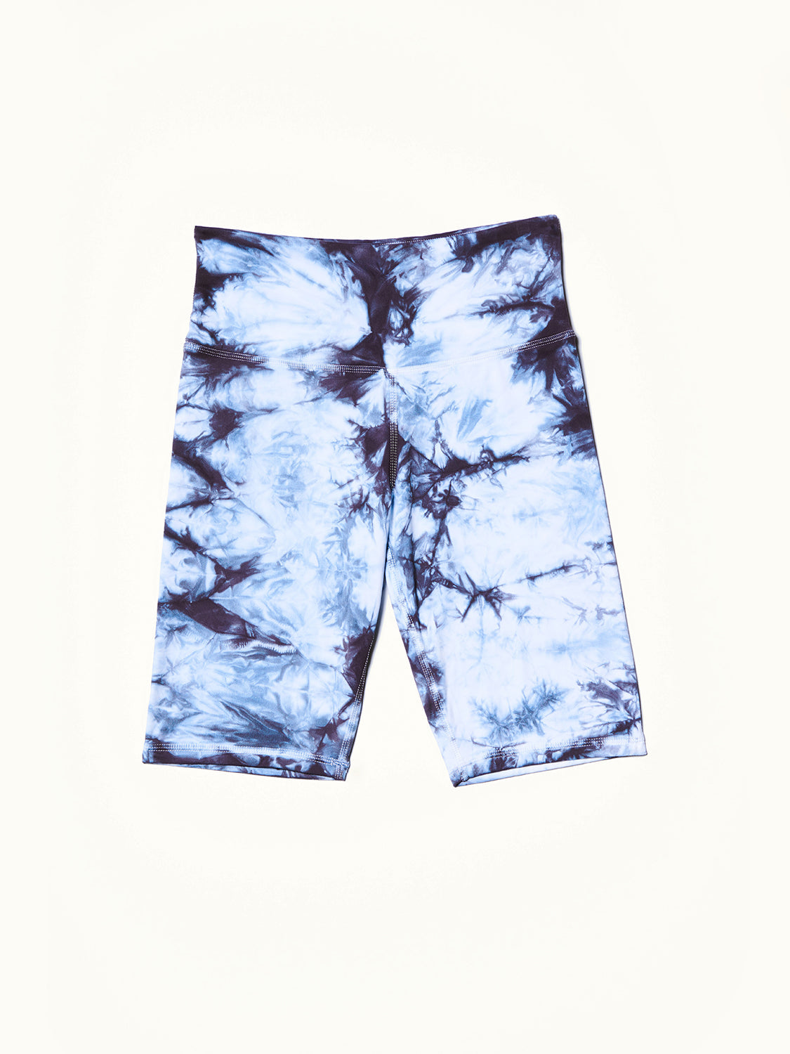 Dani Tie-Dye Biker Short in Blue - ALAMAE