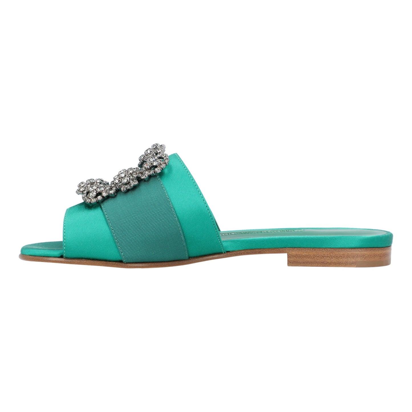 Manolo Blahnik Manolo Blahnik Martamod Flat Green