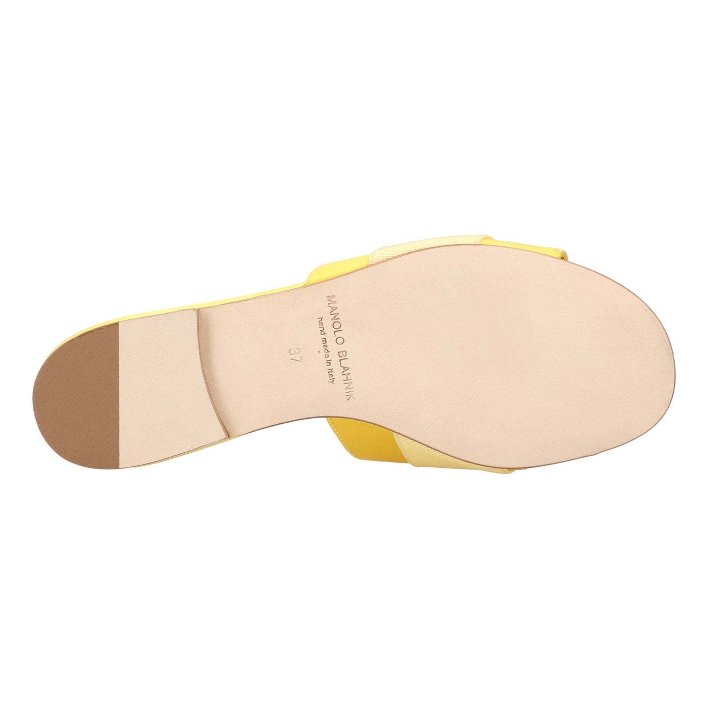 Manolo Blahnik Manolo Blahnik Martamod Flat Yellow