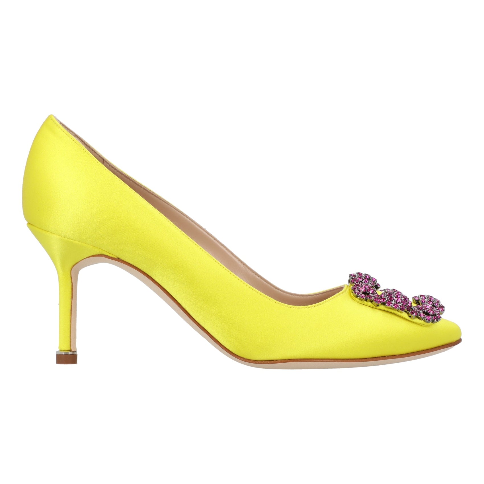 Manolo Blahnik Manolo Blahnik Hangisi 070 Pump Yellow