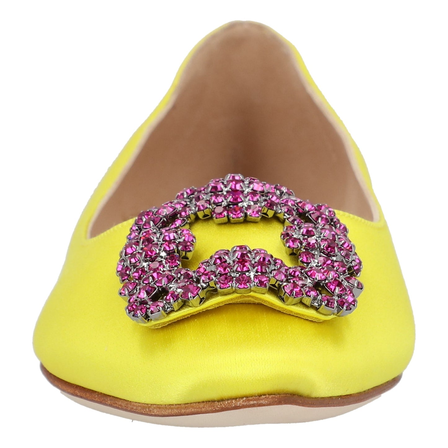 Manolo Blahnik Manolo Blahnik Hangisi Flat Yellow