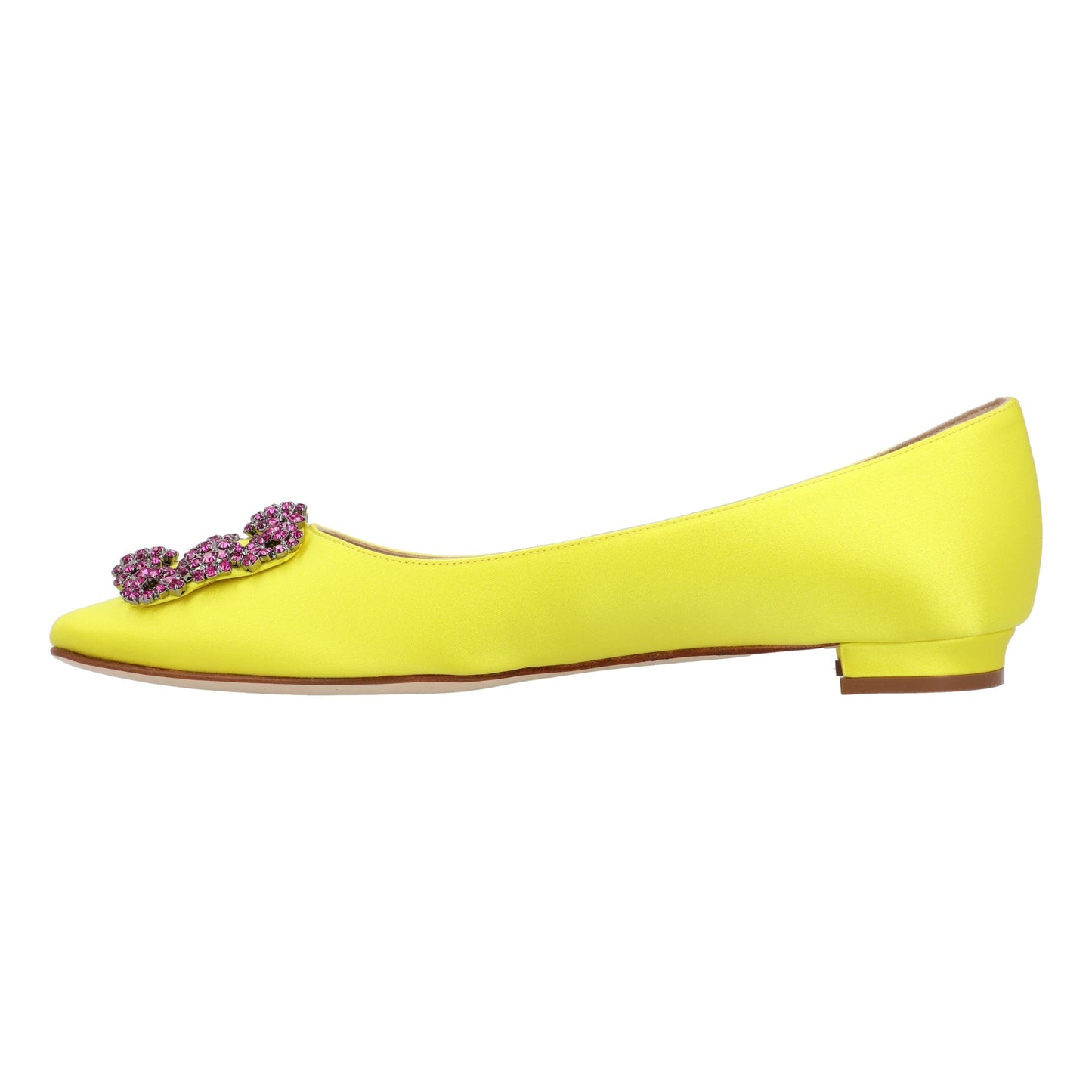 Manolo Blahnik Manolo Blahnik Hangisi Flat Yellow