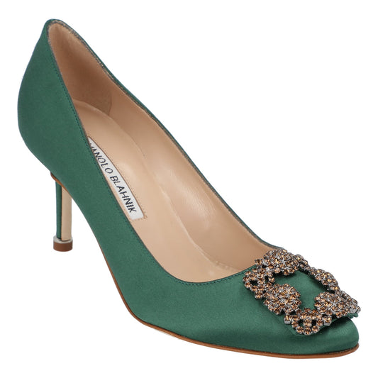 Manolo Blahnik Manolo Blahnik Hangisi 070 Pump Green