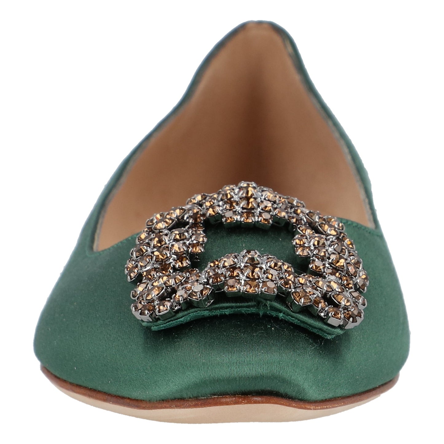 Manolo Blahnik Manolo Blahnik Hangisi Flat  Green