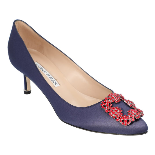 Manolo Blahnik Manolo Blahnik Hangisi 050 Pump Blue