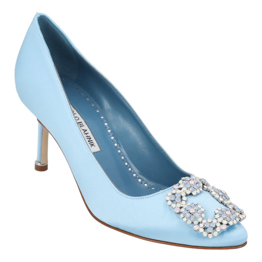 Manolo Blahnik Manolo Blahnik Hangisi 070 Pump Blue