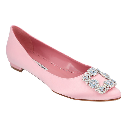 Manolo Blahnik Manolo Blahnik Hangisi Ballerinas Pink