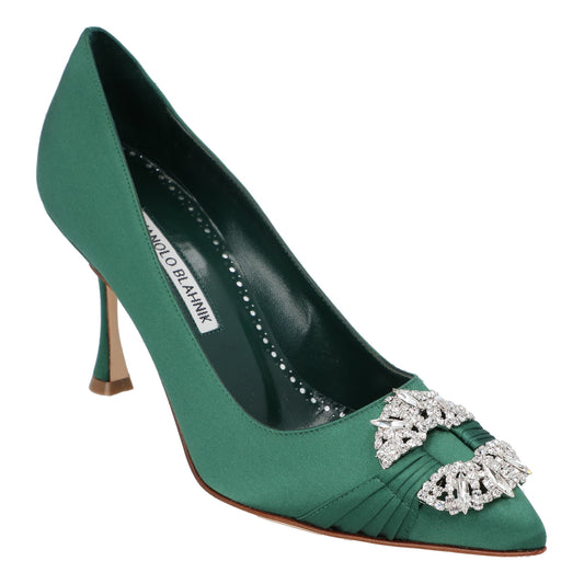 Manolo Blahnik Manolo Blahnik Maidapump 090 Pump Green