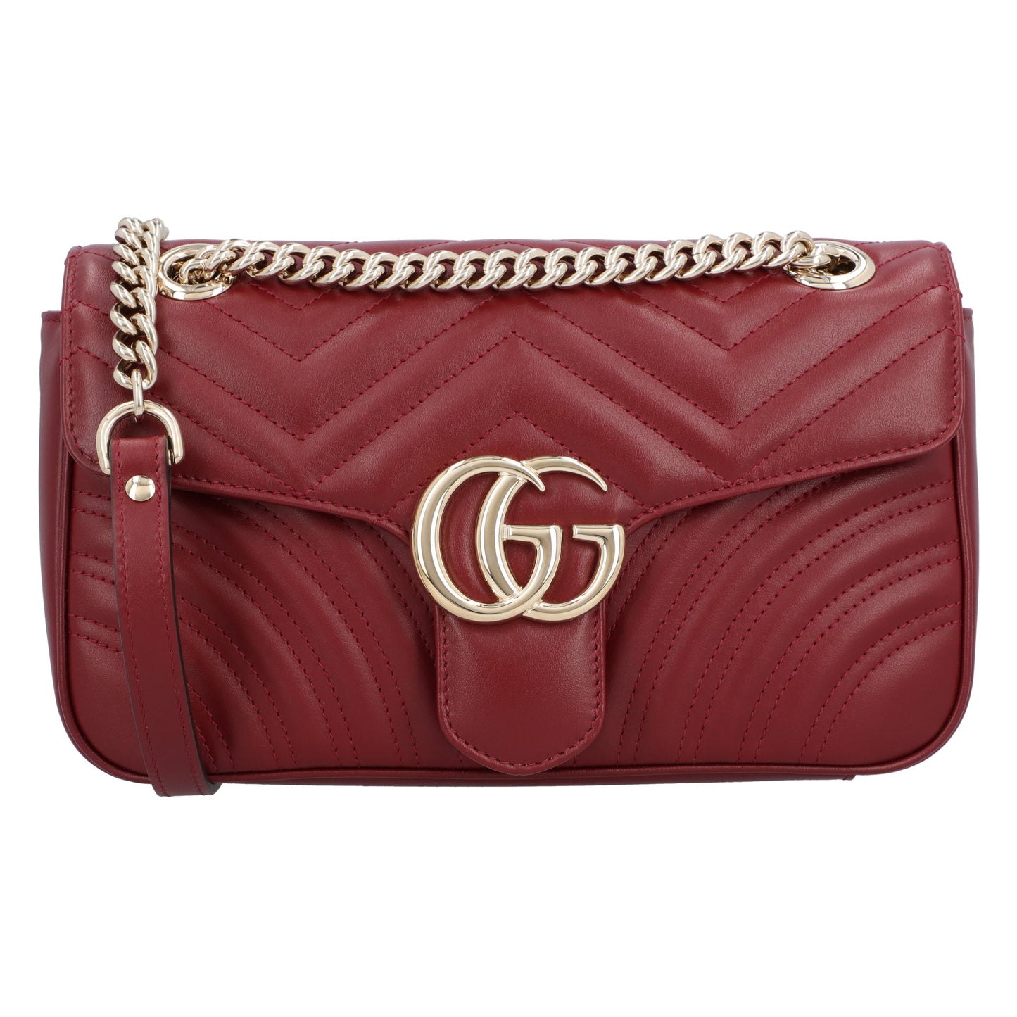 Gucci Gucci Gg Marmont Small Shoulder Bag Red