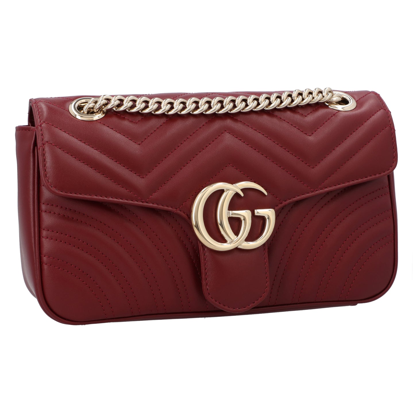 Gucci Gucci Gg Marmont Small Shoulder Bag Red