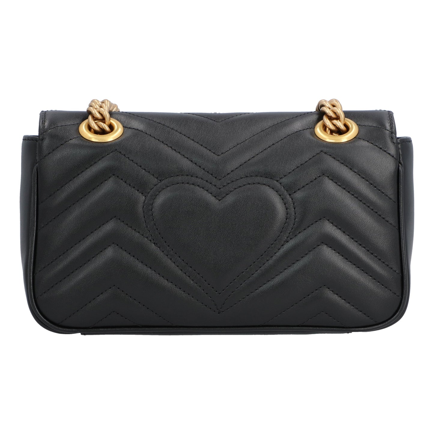 Gucci Gucci Gg Marmont Matelassé Mini Bag Black Black