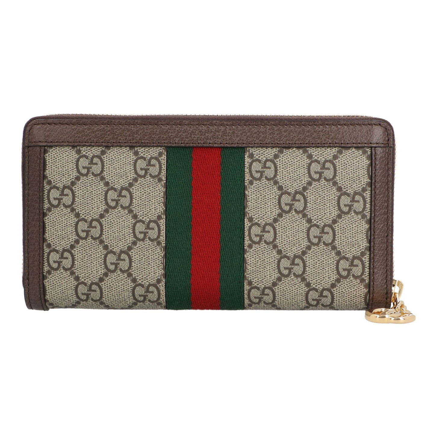 Gucci Gucci Ophidia Gg Zip Around Wallet Beige