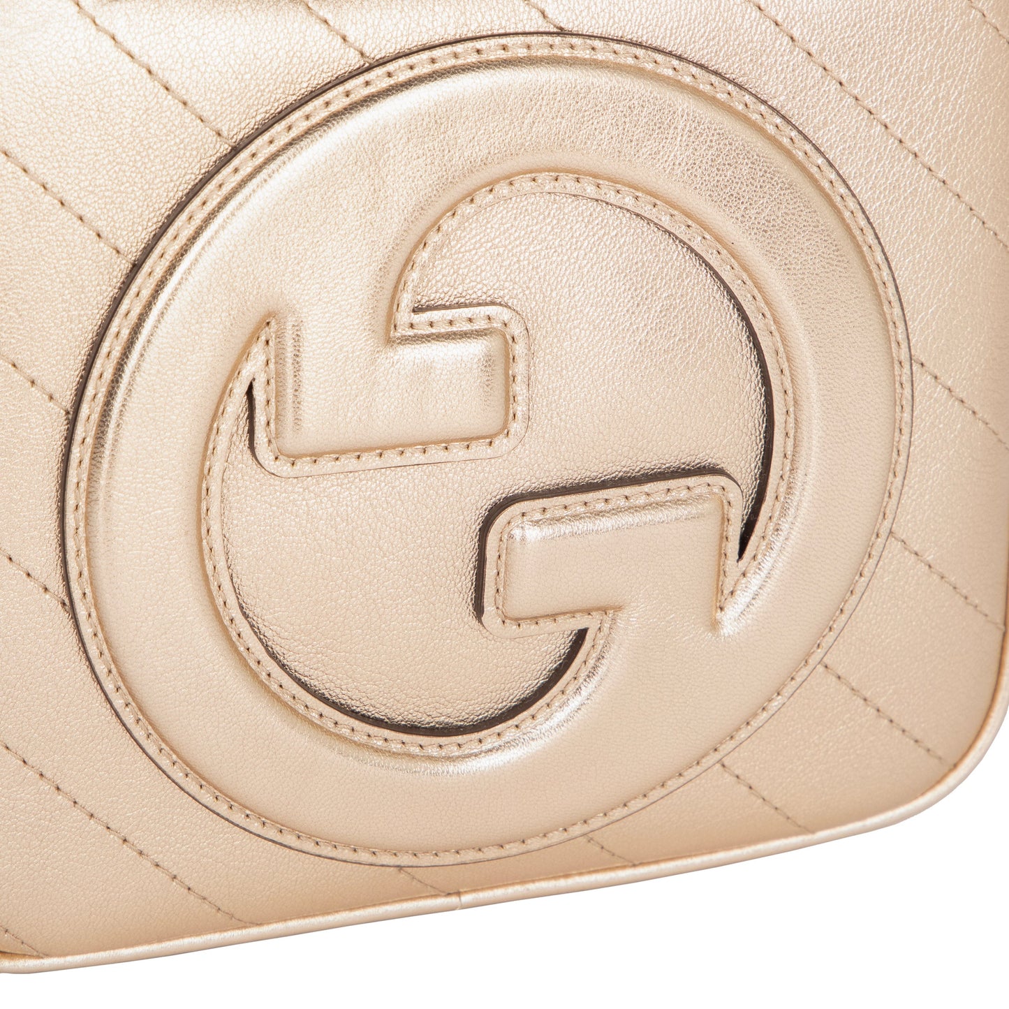 Gucci Gucci Blondie Small Top Handle Bag Gold