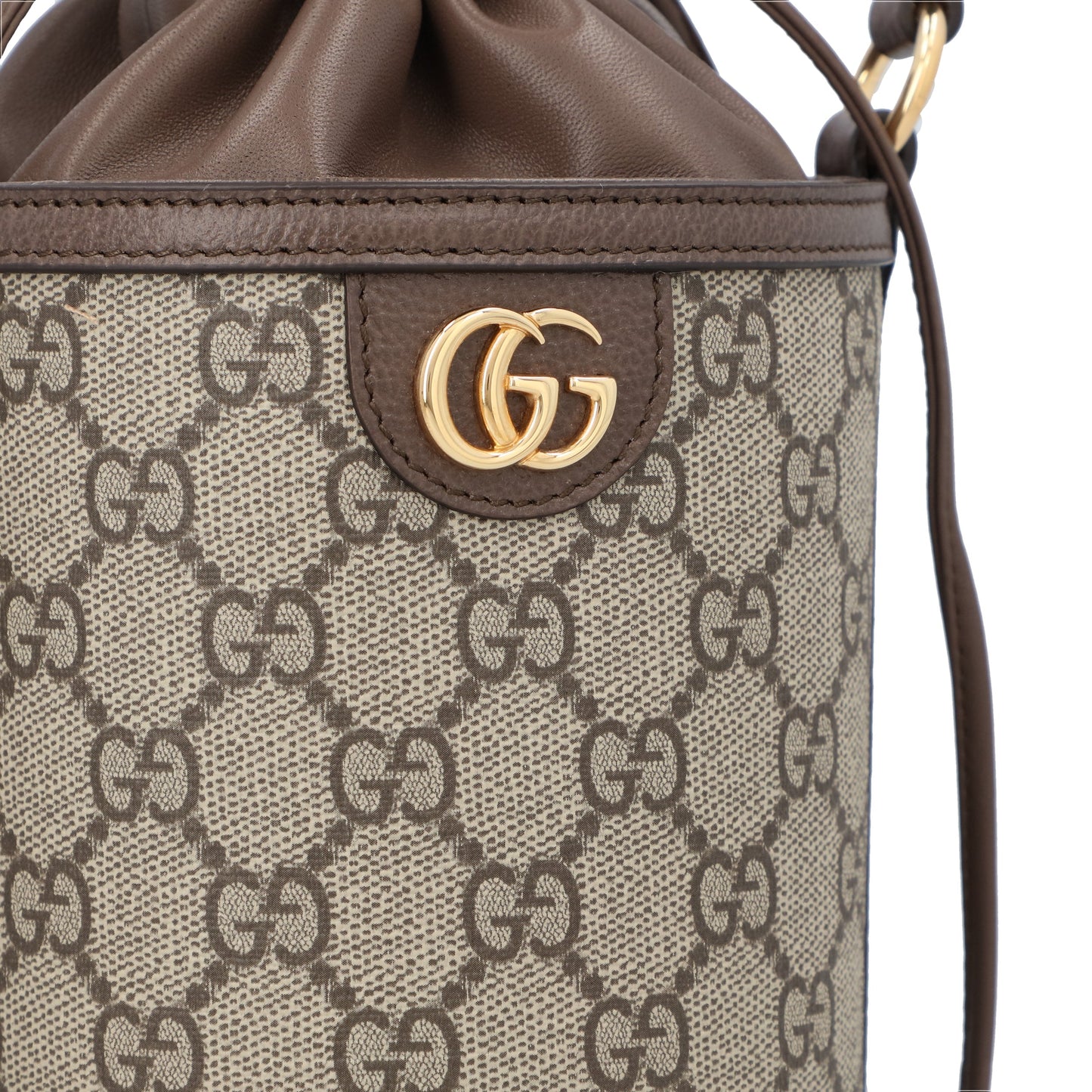 Gucci Gucci Ophidia Mini Bucket Bag Brown