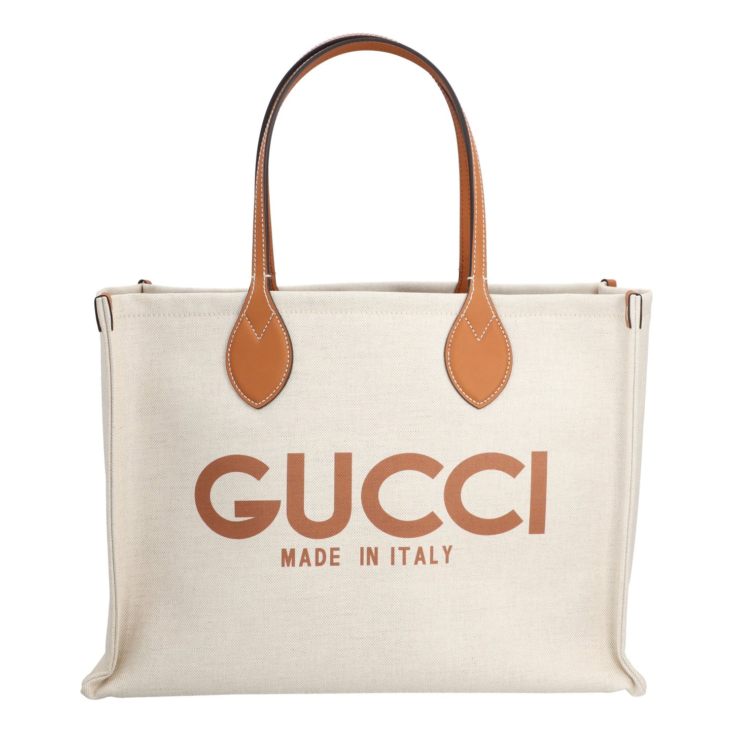 Gucci Gucci Tote Bag With Gucci Print Beige Beige