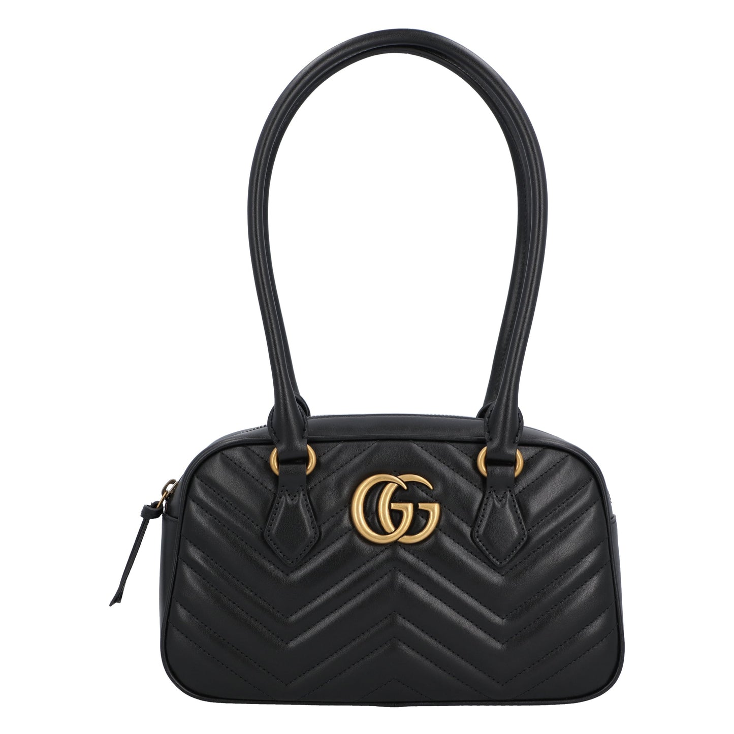 Gucci Gucci Gg Marmont Small Top Handle Bag Black