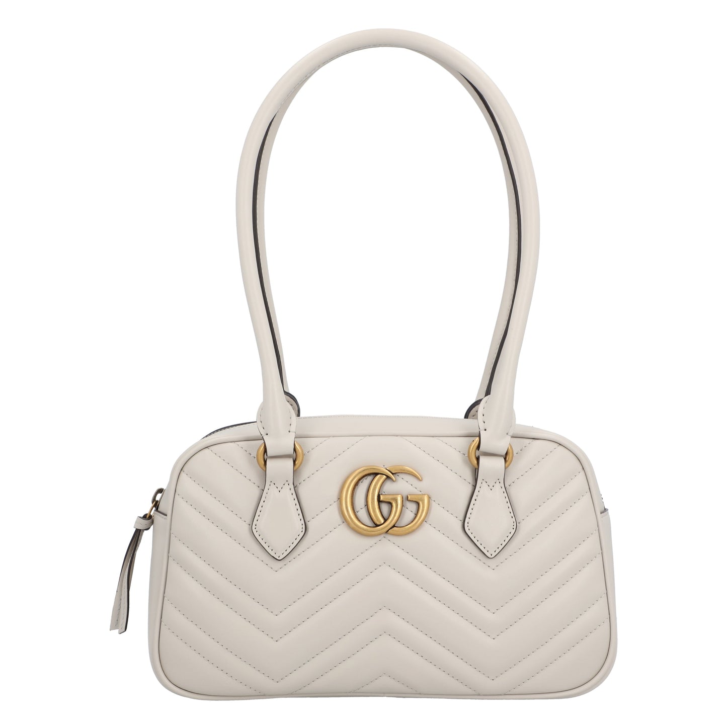 Gucci Gucci Gg Marmont Small Top Handle Bag Beige