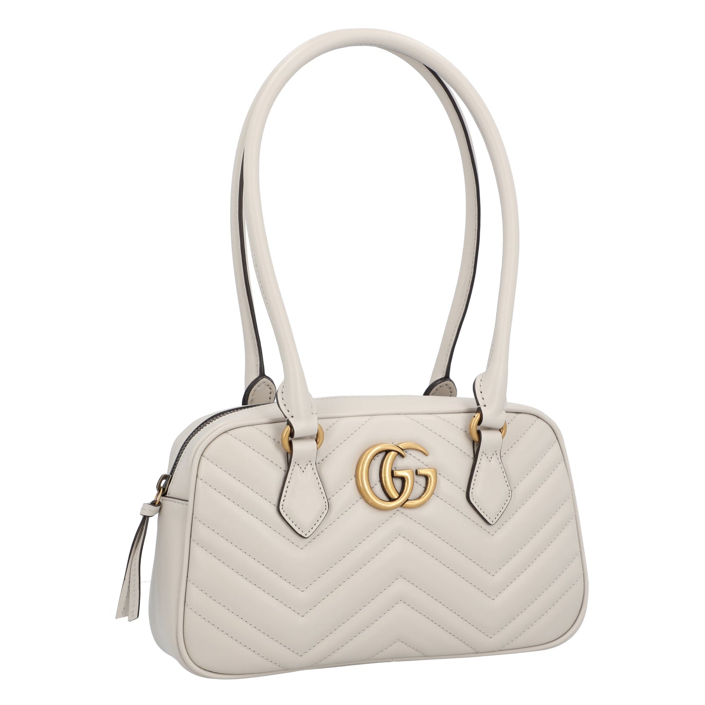 Gucci Gucci Gg Marmont Small Top Handle Bag Beige