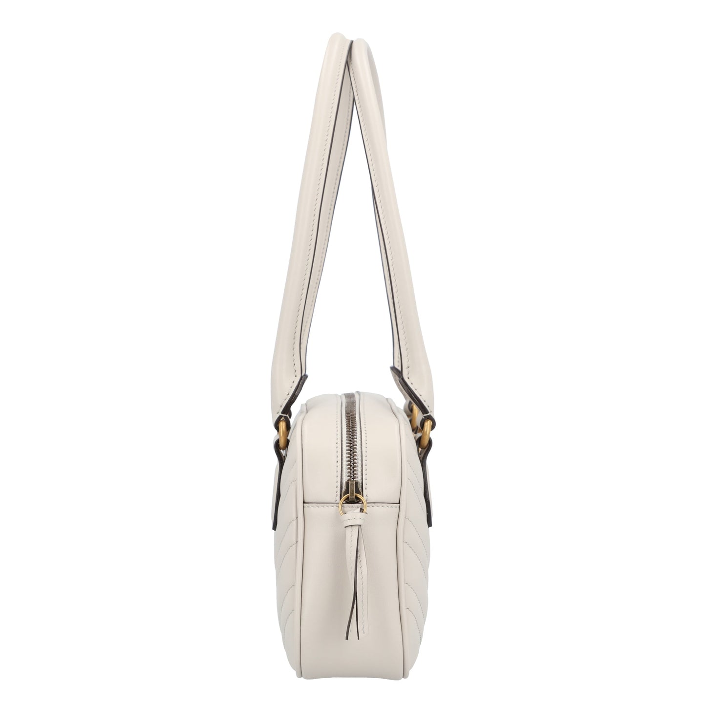 Gucci Gucci Gg Marmont Small Top Handle Bag Beige