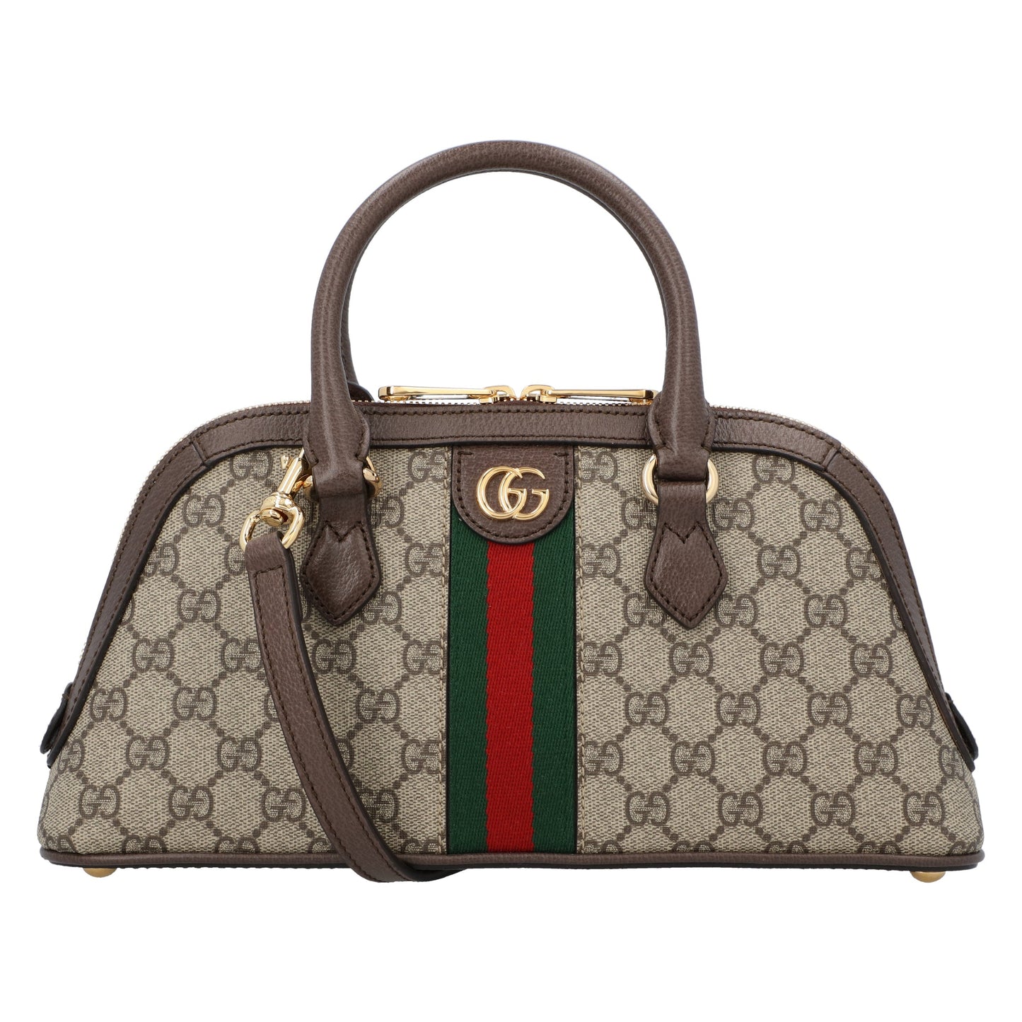 Gucci Gucci Ophidia Small Top Handle Bag Brown