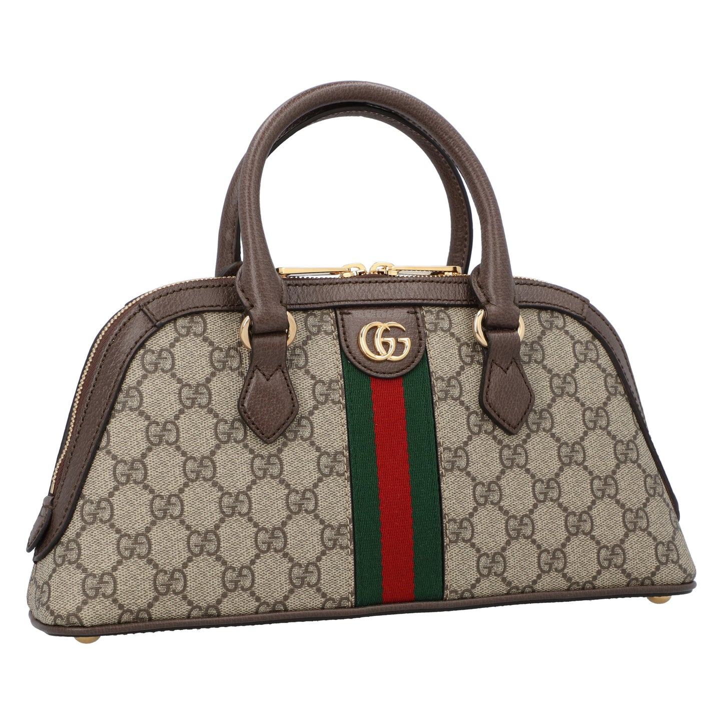 Gucci Gucci Ophidia Small Top Handle Bag Brown