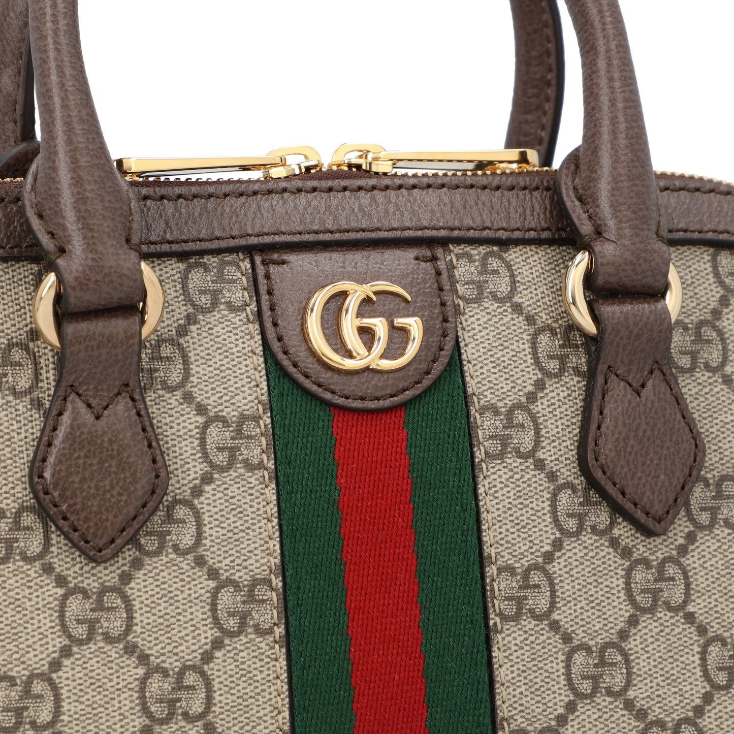 Gucci Gucci Ophidia Small Top Handle Bag Brown