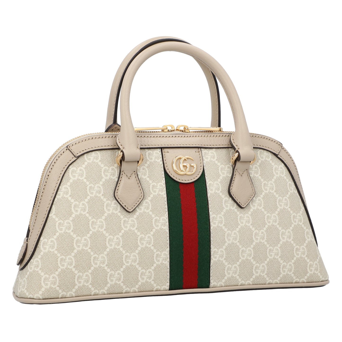 Gucci Gucci Ophidia Small Top Handle Bag Beige