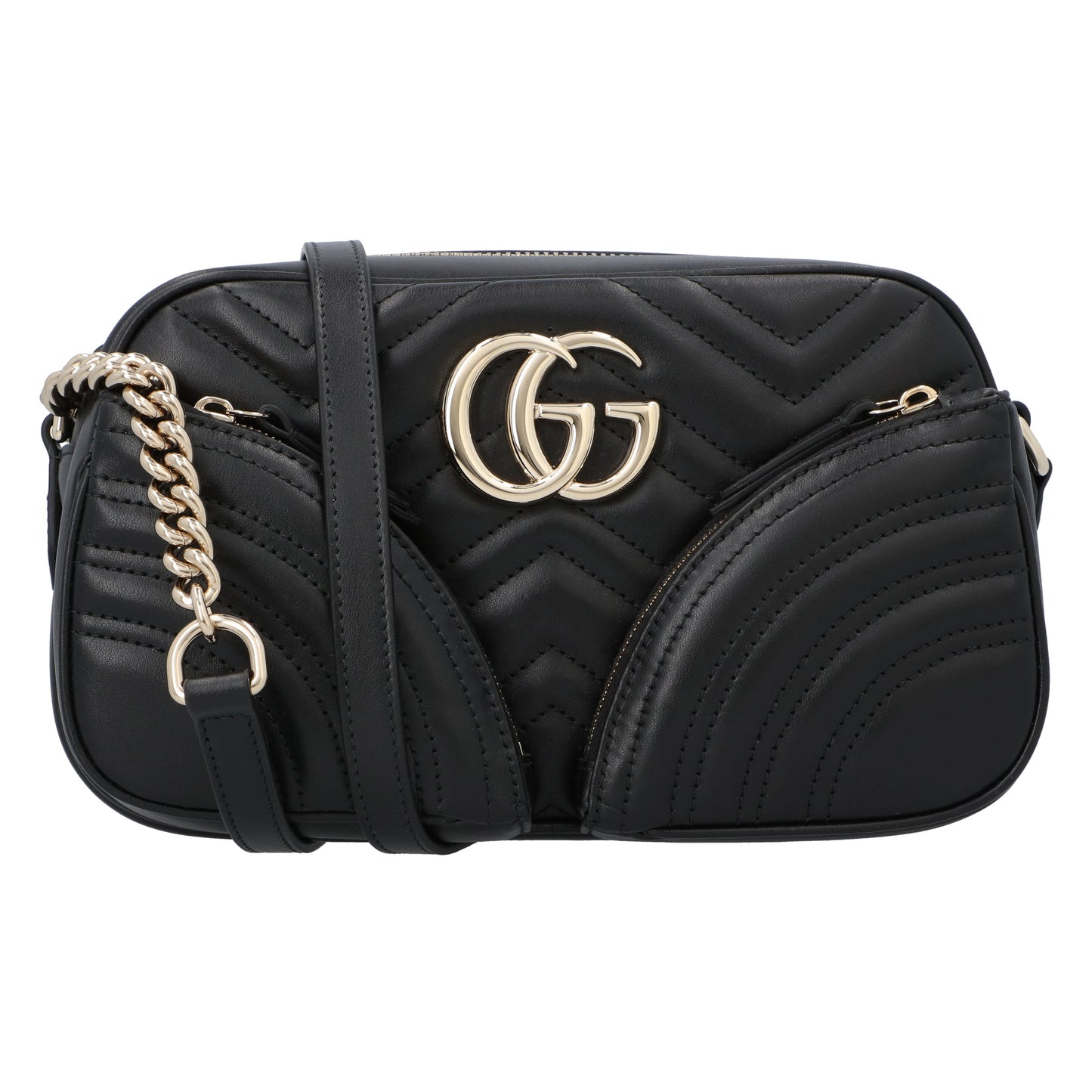 Gucci Gucci Gg Marmont Small Shoulder Bag Black