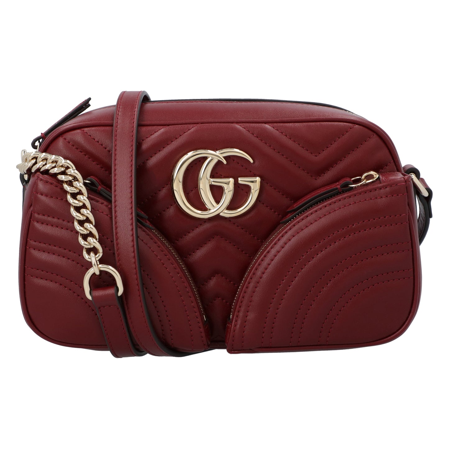 Gucci Gucci Gg Marmont Small Shoulder Bag Red