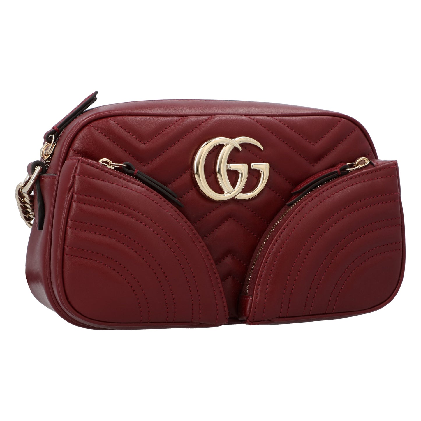 Gucci Gucci Gg Marmont Small Shoulder Bag Red