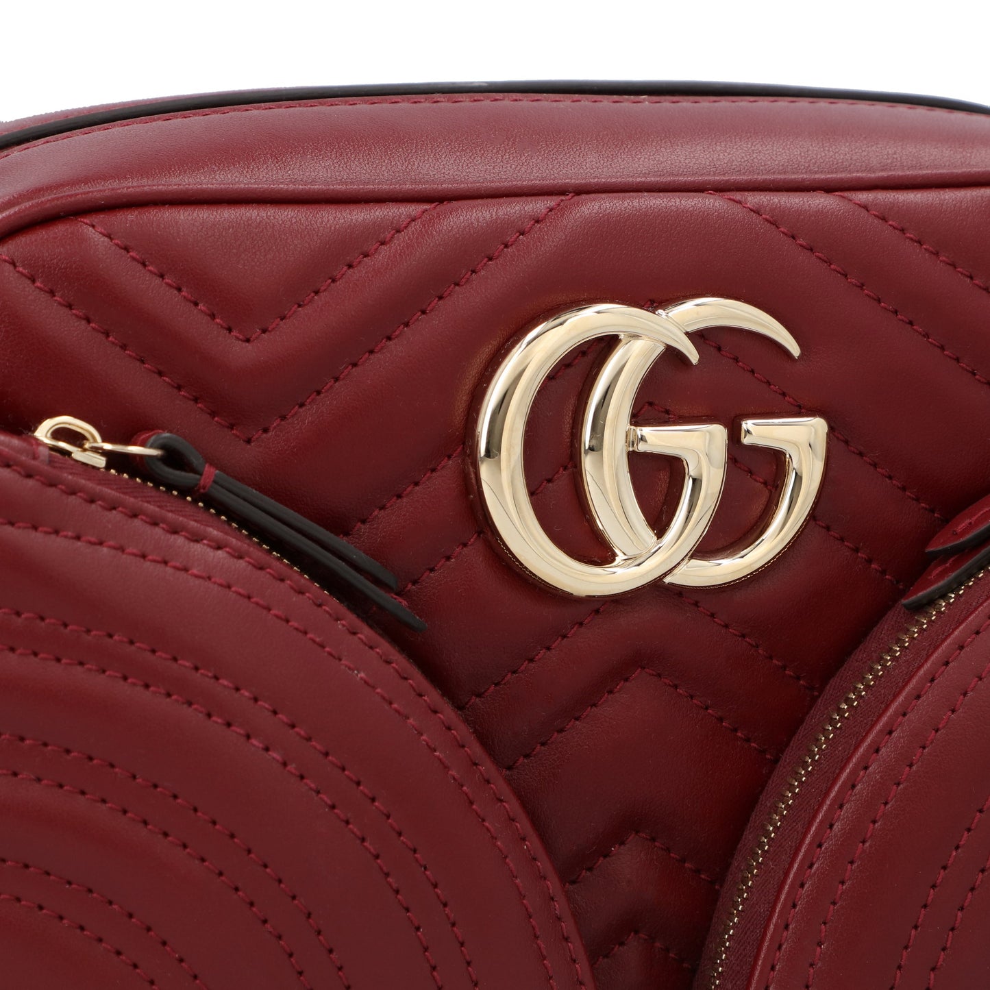 Gucci Gucci Gg Marmont Small Shoulder Bag Red