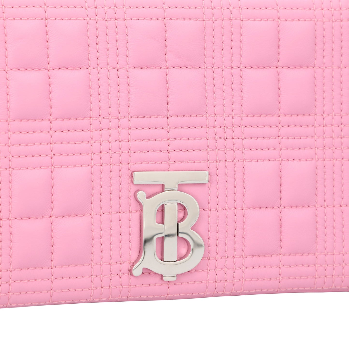 Burberry Burberry Small Lola Quilted Leather Shoulder Bag In Primrose Pink