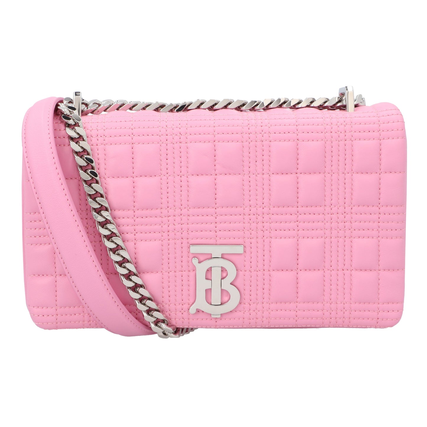 Burberry Burberry Small Lola Quilted Leather Shoulder Bag In Primrose Pink