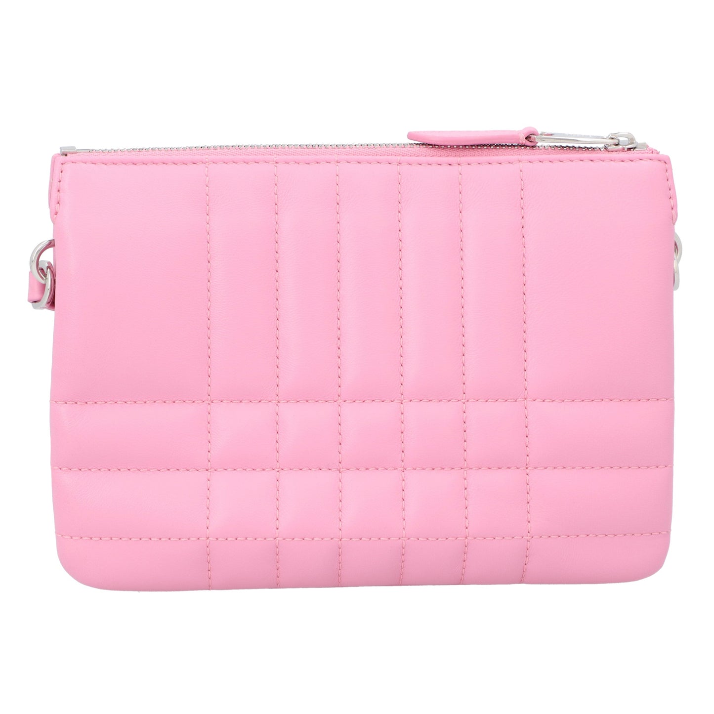 Burberry Burberry Primrose Pink Quilted Leather Lola Pouch Bag