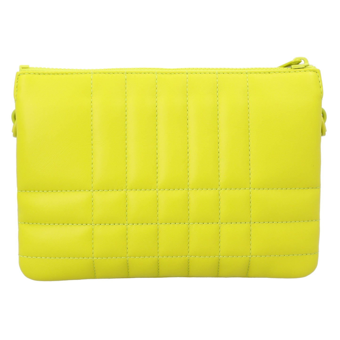 Burberry Burberry Lola Quilted Twin Pouch Vivid Lime Yellow