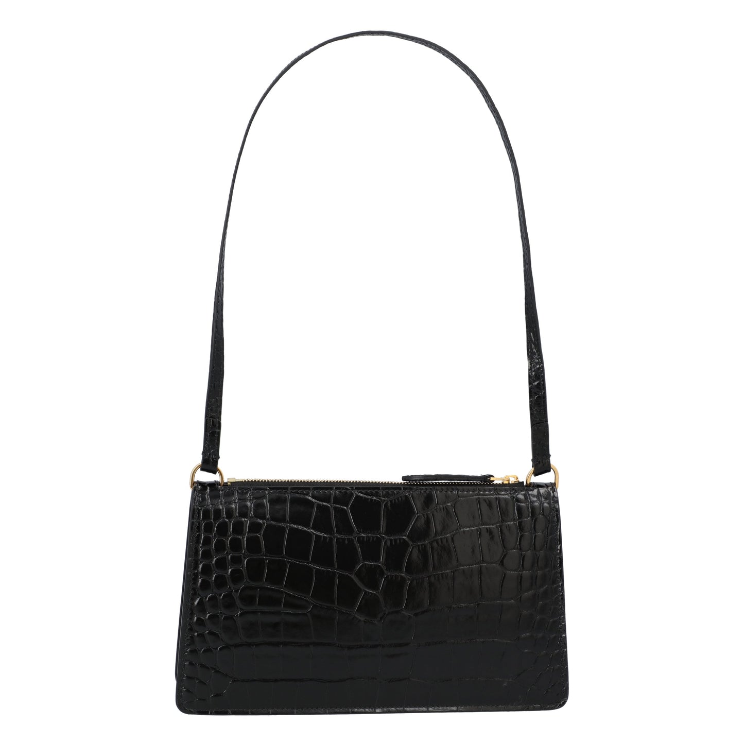 Burberry Burberry ‘Tb Mini’ Shoulder Bag Crocodile Black