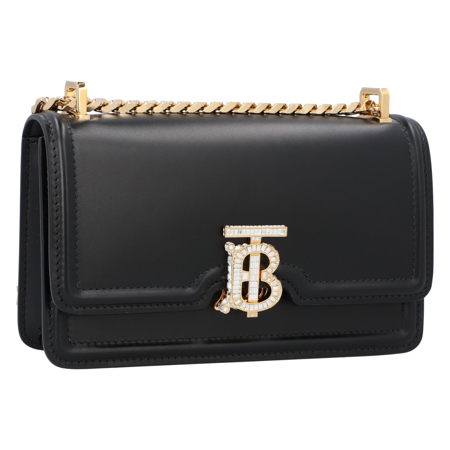 Burberry Burberry TB Embellished Foldover Shoulder Bag