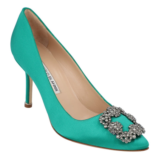 Manolo Blahnik Manolo Blahnik Hangisi 090 Pumps Green