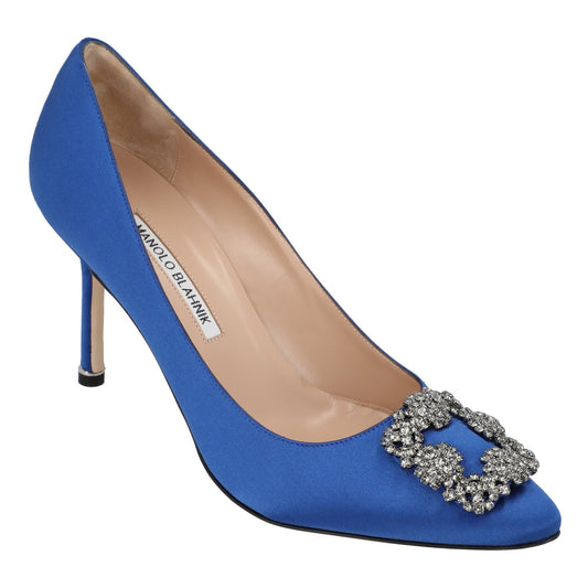 Manolo Blahnik Manolo Blahnik Hangisi 090 Pumps Blue