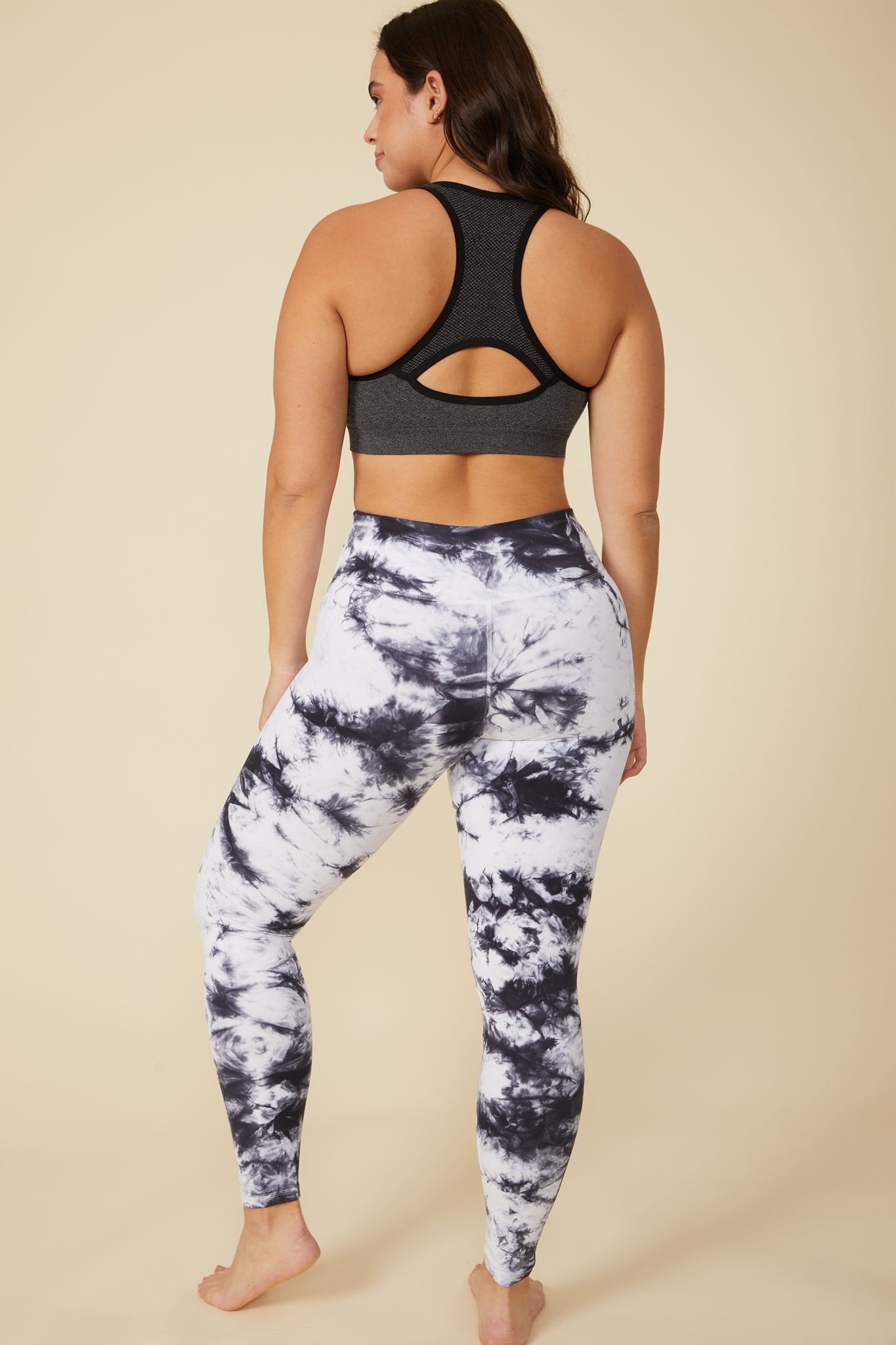 Dani Tie-Dye Legging in Black - ALAMAE