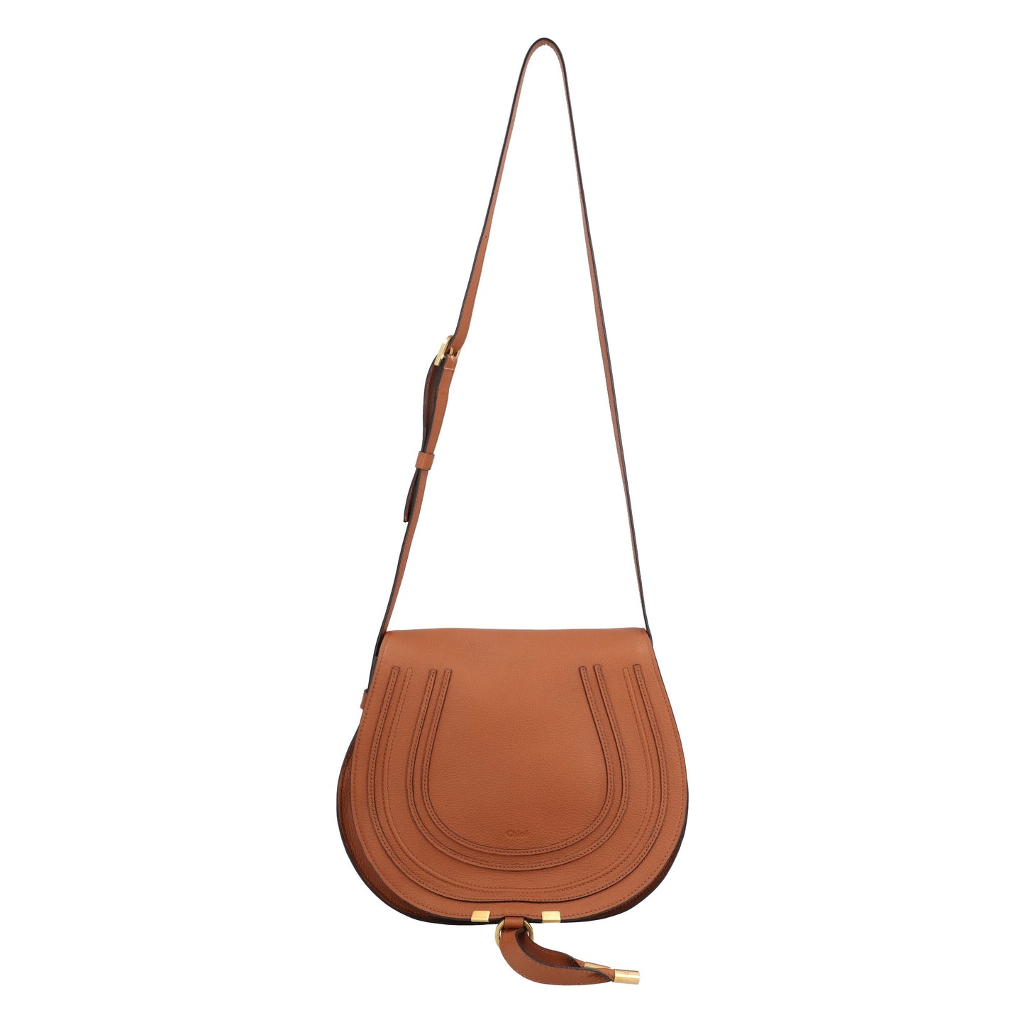 Chloé Chloé Marcie Medium Saddle Bag Brown