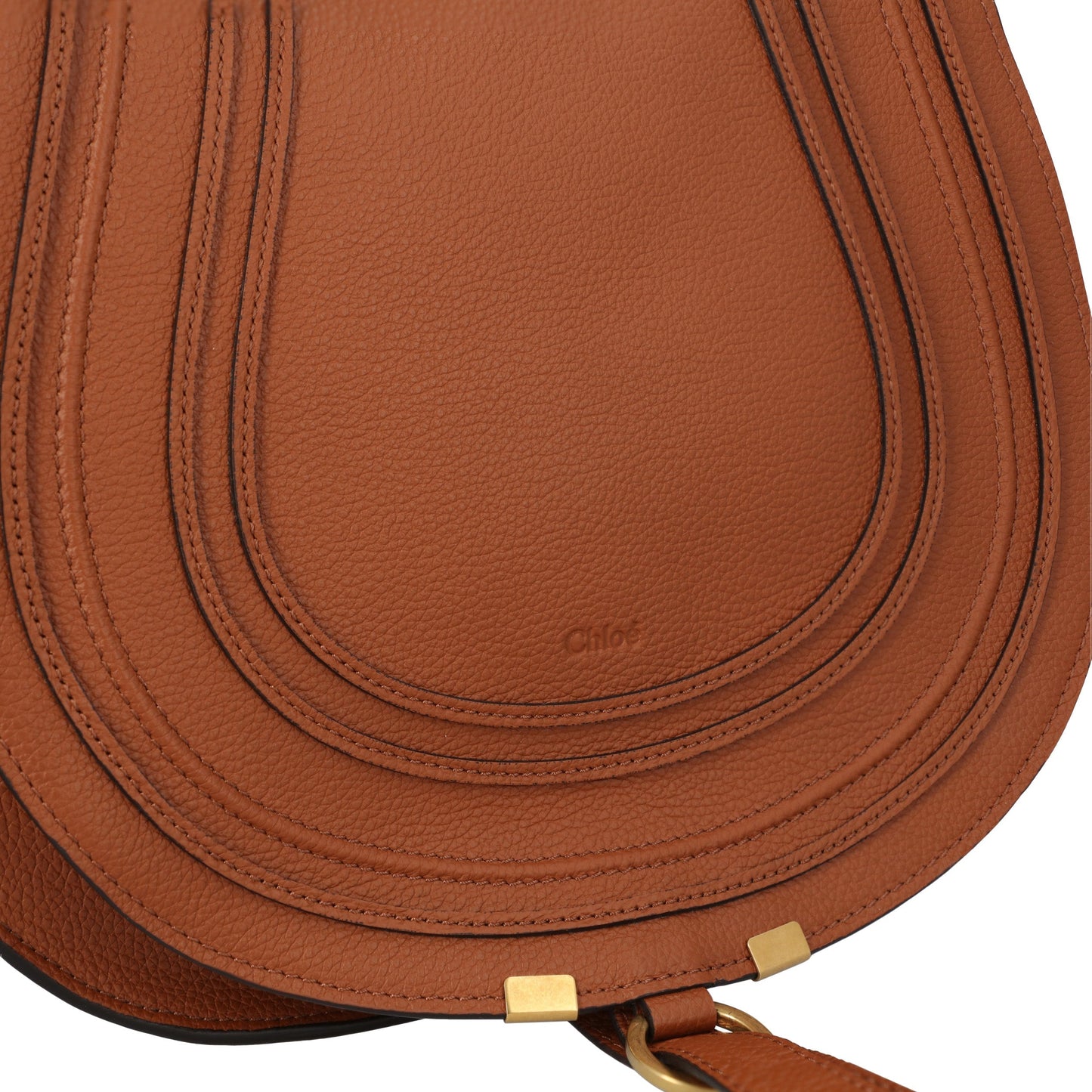 Chloé Chloé Marcie Medium Saddle Bag Brown