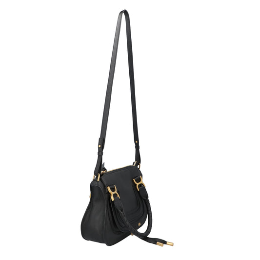 Chloé Chloé Marcie Small Double Carry Bag Black